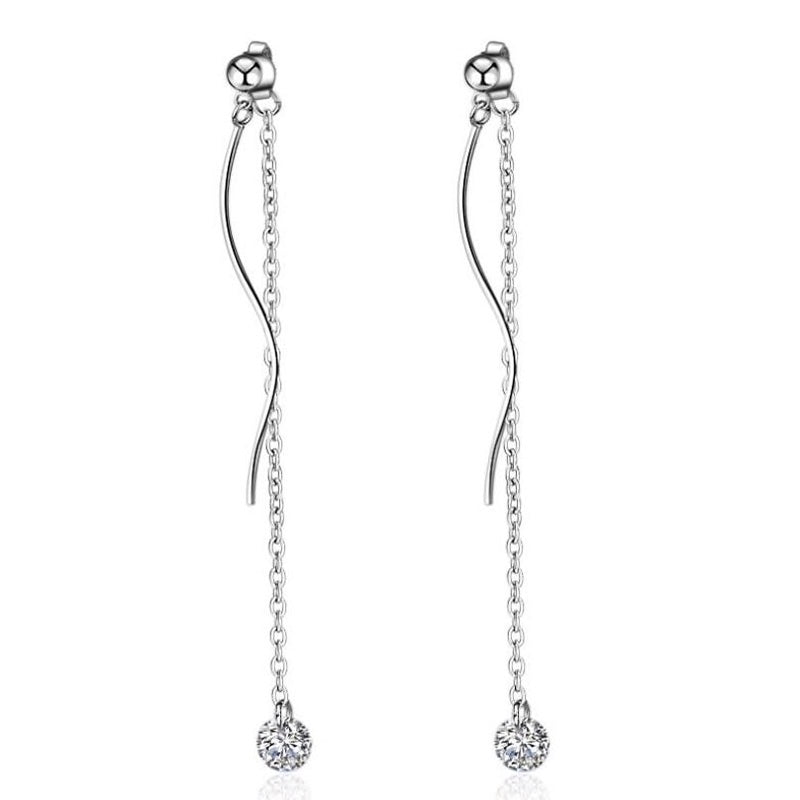 Hanging Wave Earrings
