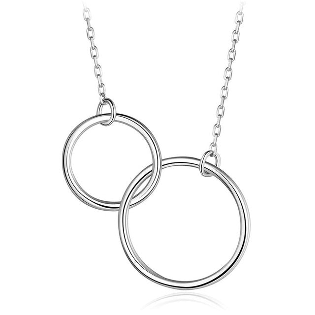 Double Circle Necklace