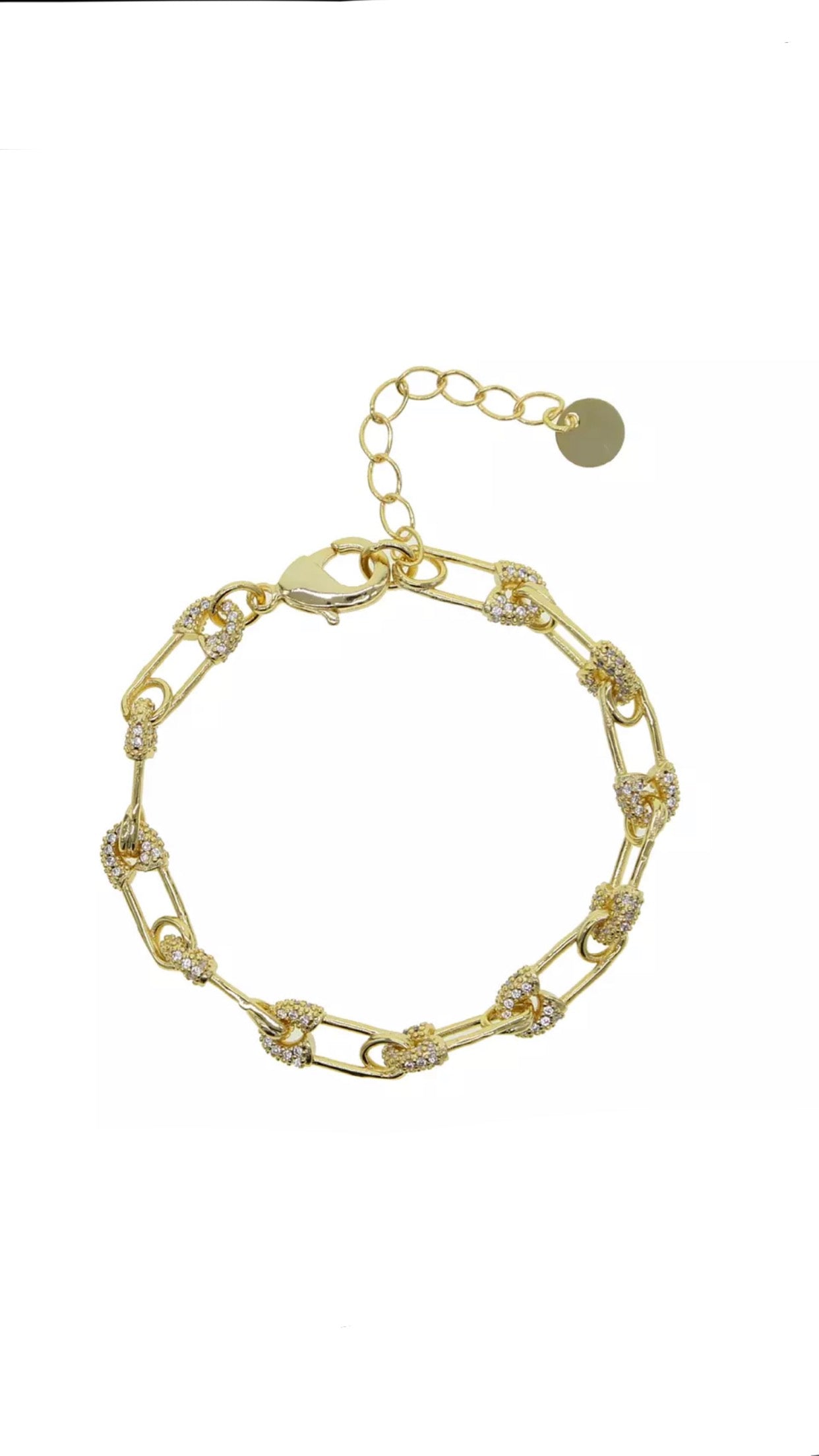 Safety Pin Bracelet