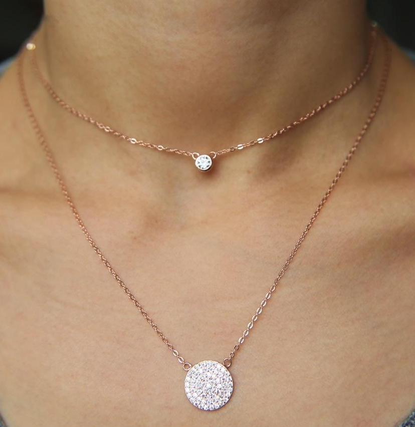 Disco Charm Necklace