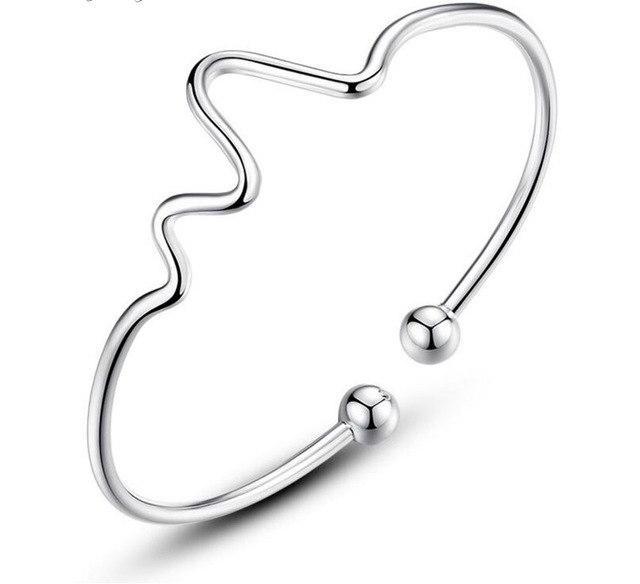 Heartbeat Cuff Bracelet