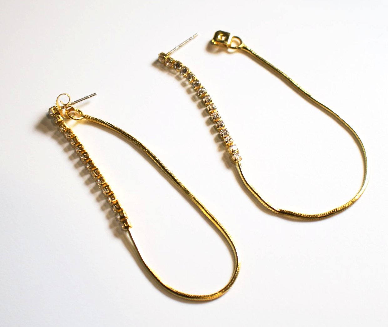 Long Stud Earrings
