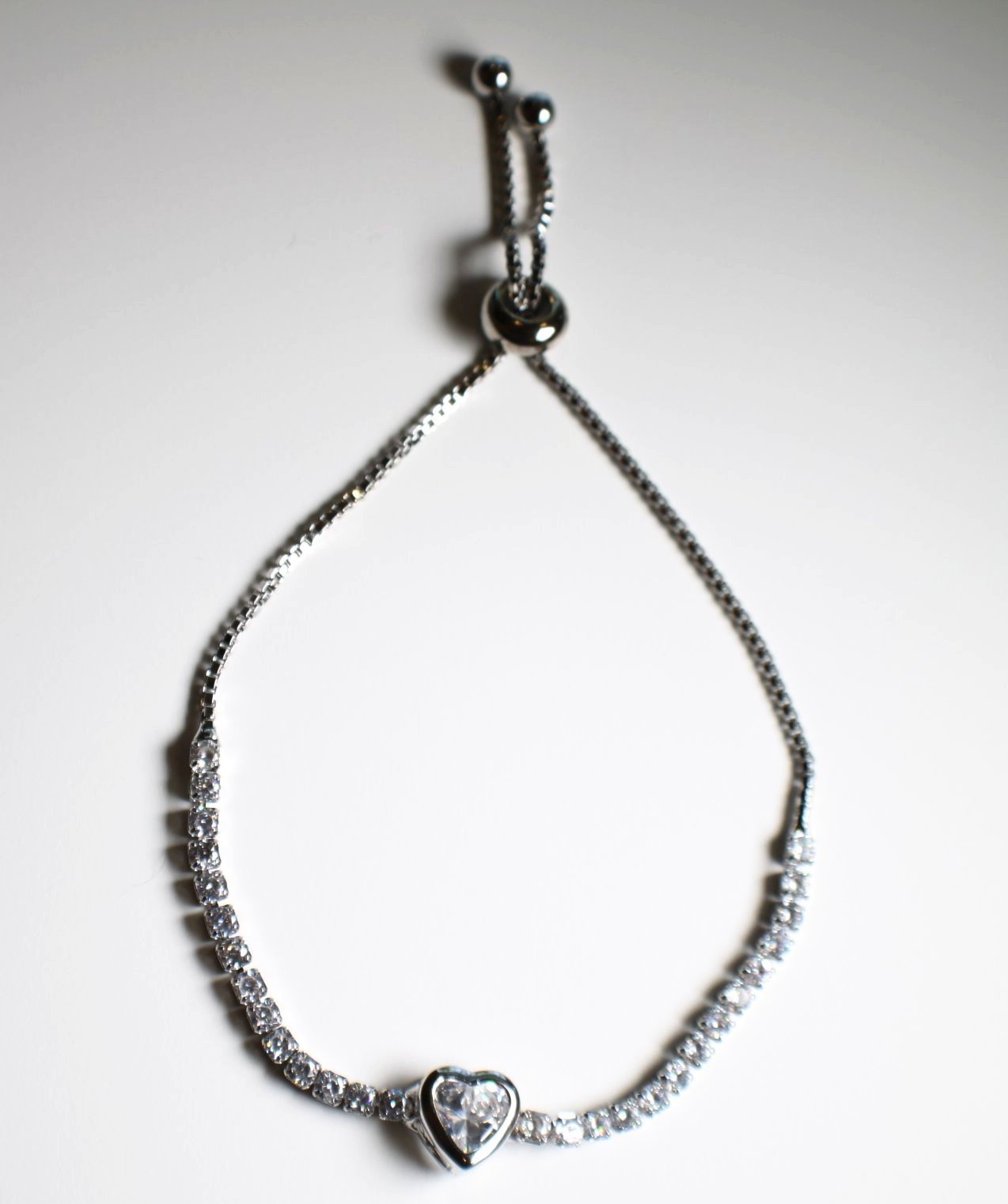 Heart Tennis Bracelet