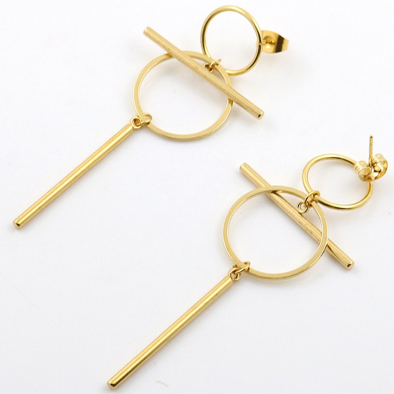 Double Circle Earrings