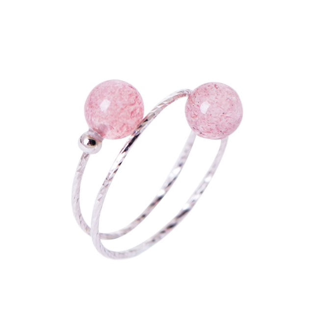 Strawberry Quarts Ring